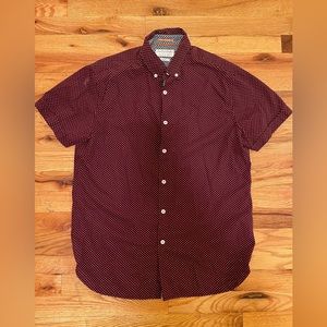 Polkadot Button Down Shirt by Denim & Flower